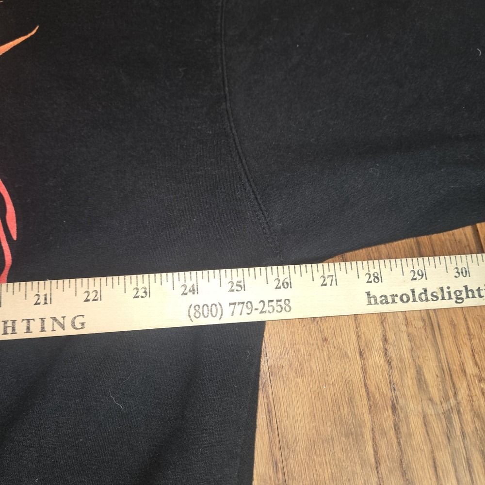 Boy Genius Band Hoodie Sz 2xl Demon Hell Scene Double Sided Pullover Sweatshirt - Picture 6 of 7